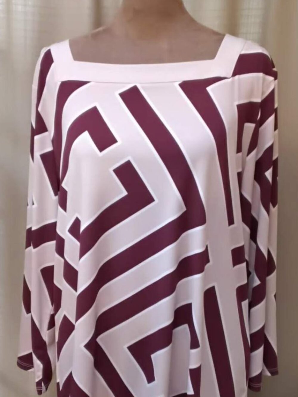 Liz Claiborne Pink 3/4 Sleeve Women's Stretch Blouse